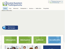 Tablet Screenshot of lstulkkipalvelu.fi
